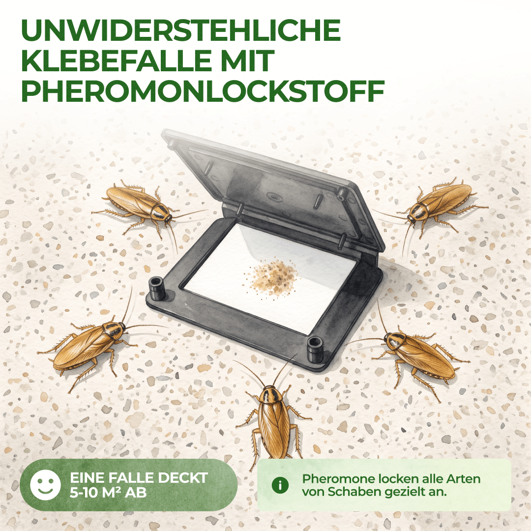 Kakerlaken / Schaben Falle - Green Guardia - Ihr Experte für Schädlinge und Pflanzen