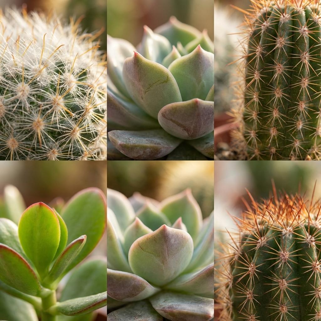 Mini Kakteen & Sukkulenten Mix – 8,1 cm Topf, 5–10 cm hoch, im Terrakottatopf - Green Guardia - Ihr Experte für Schädlinge und Pflanzen