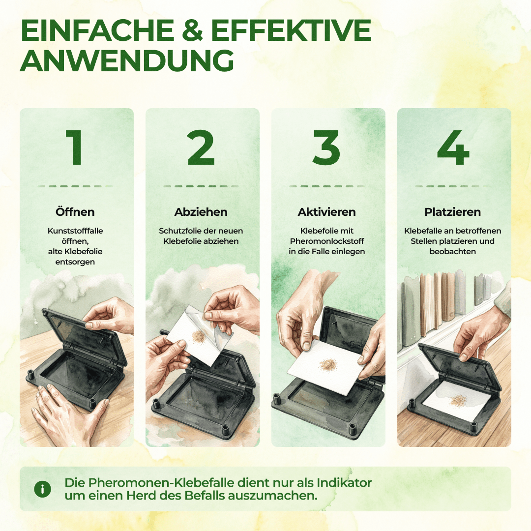 Pheromon-Lockstoff Ersatzfolien (3x Stück) - Green Guardia - Ihr Experte für Schädlinge und Pflanzen