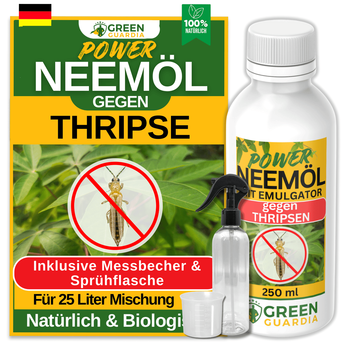 Power Neemöl gegen Thripse - Green Guardia - Ihr Experte für Schädlinge und Pflanzen